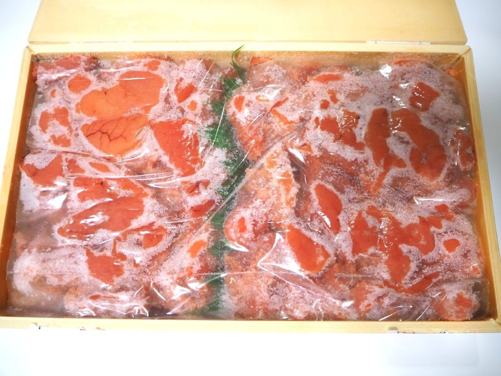 【ふるさと納税】北海道増毛町より訳ありたらこ2kgが到着！甘えびラーメンのおまけも！！